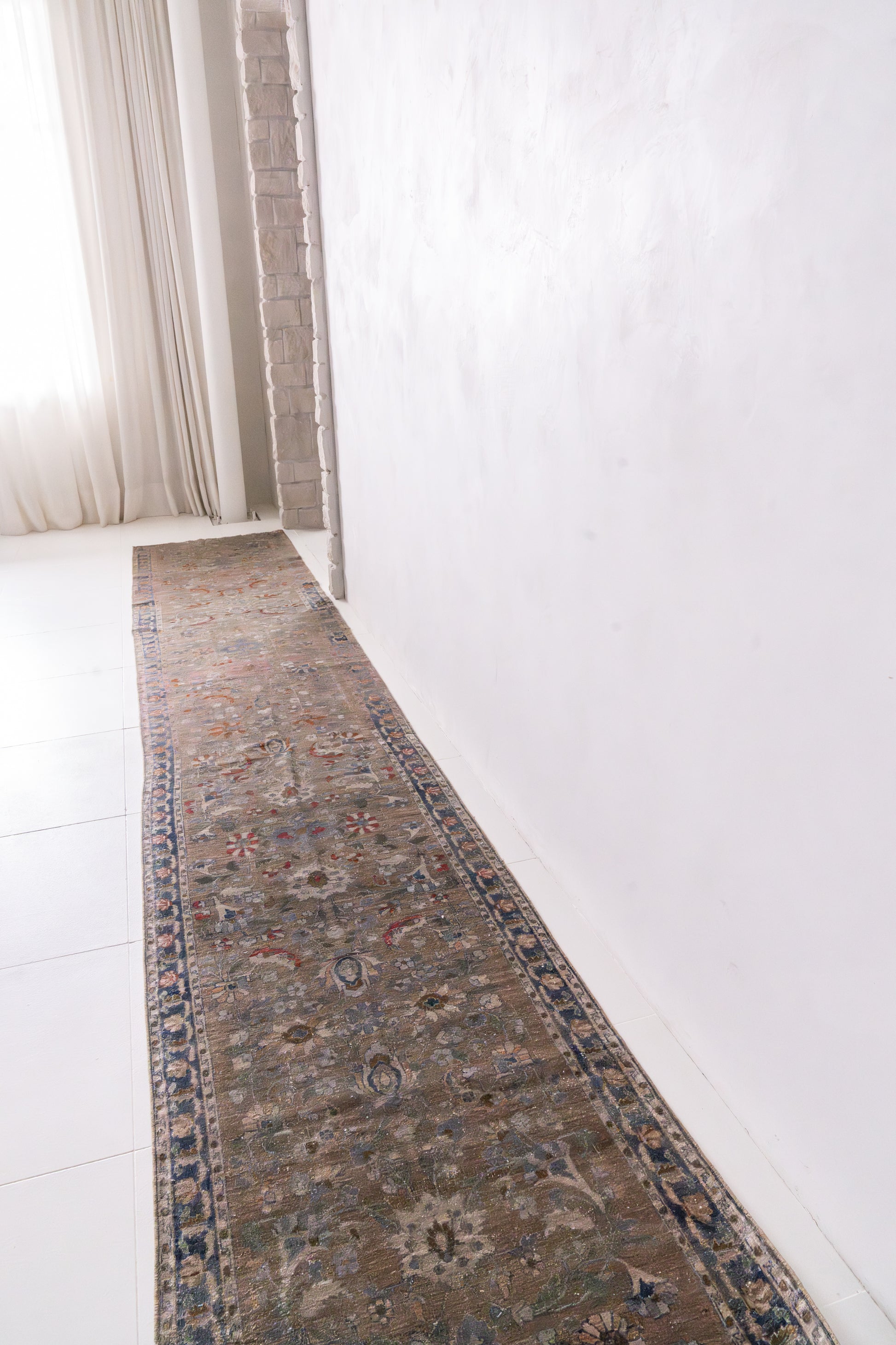 District Loom Vintage Kerman Runner Rug Malta