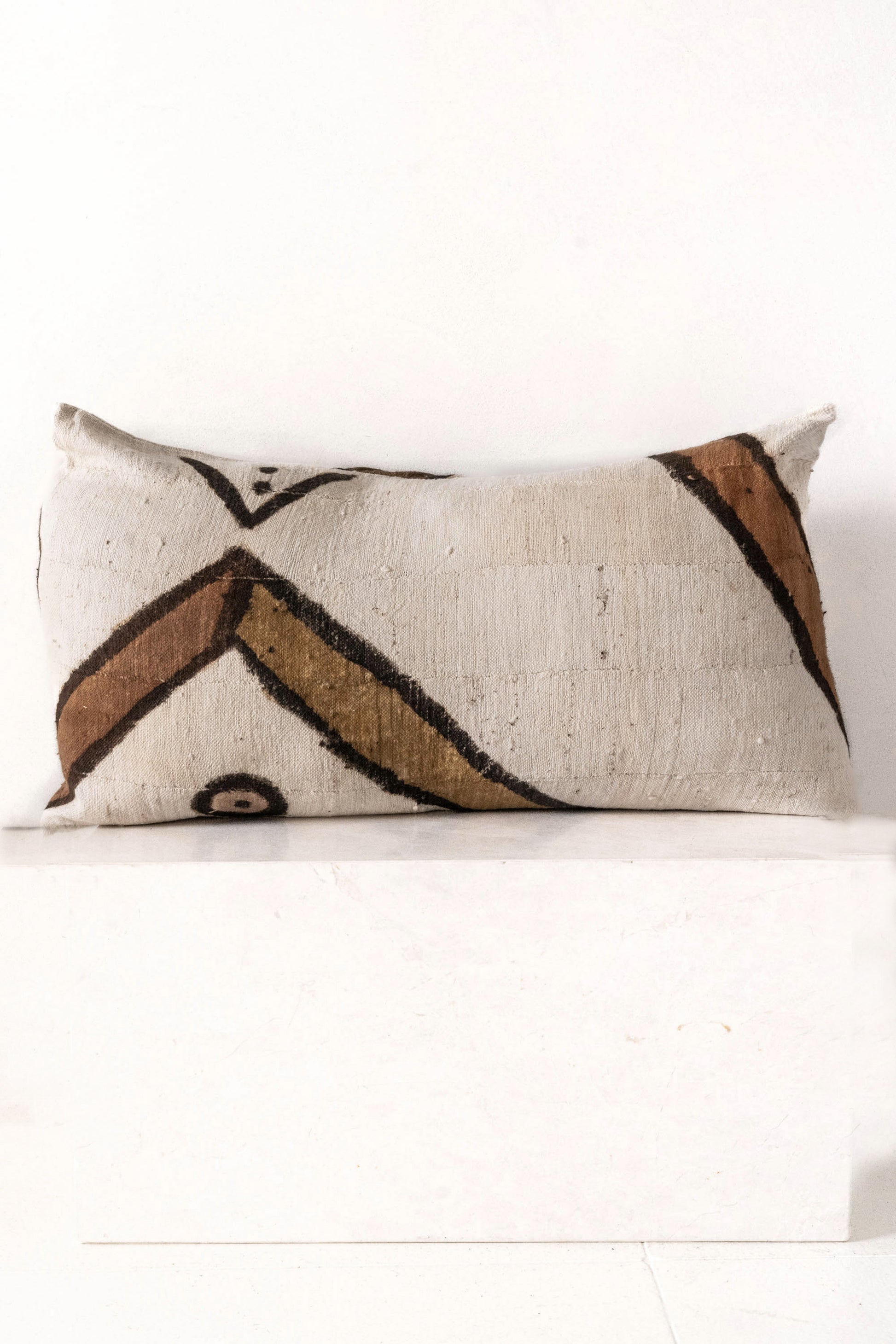African Mud Cloth Pillow Cover by artist Kader Boly for District Loom