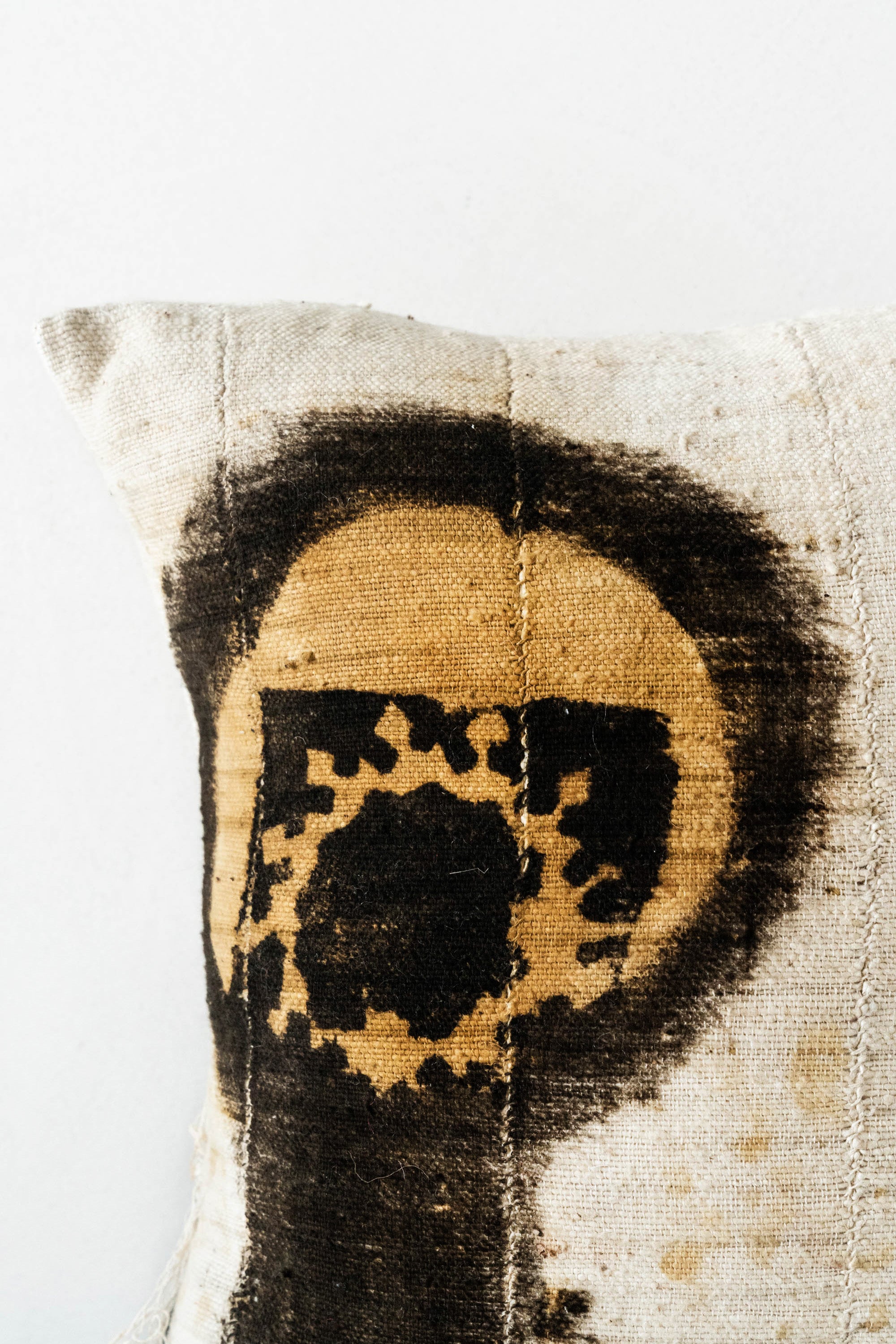 African Mud Cloth Pillow Cover by artist Kader Boly for District Loom