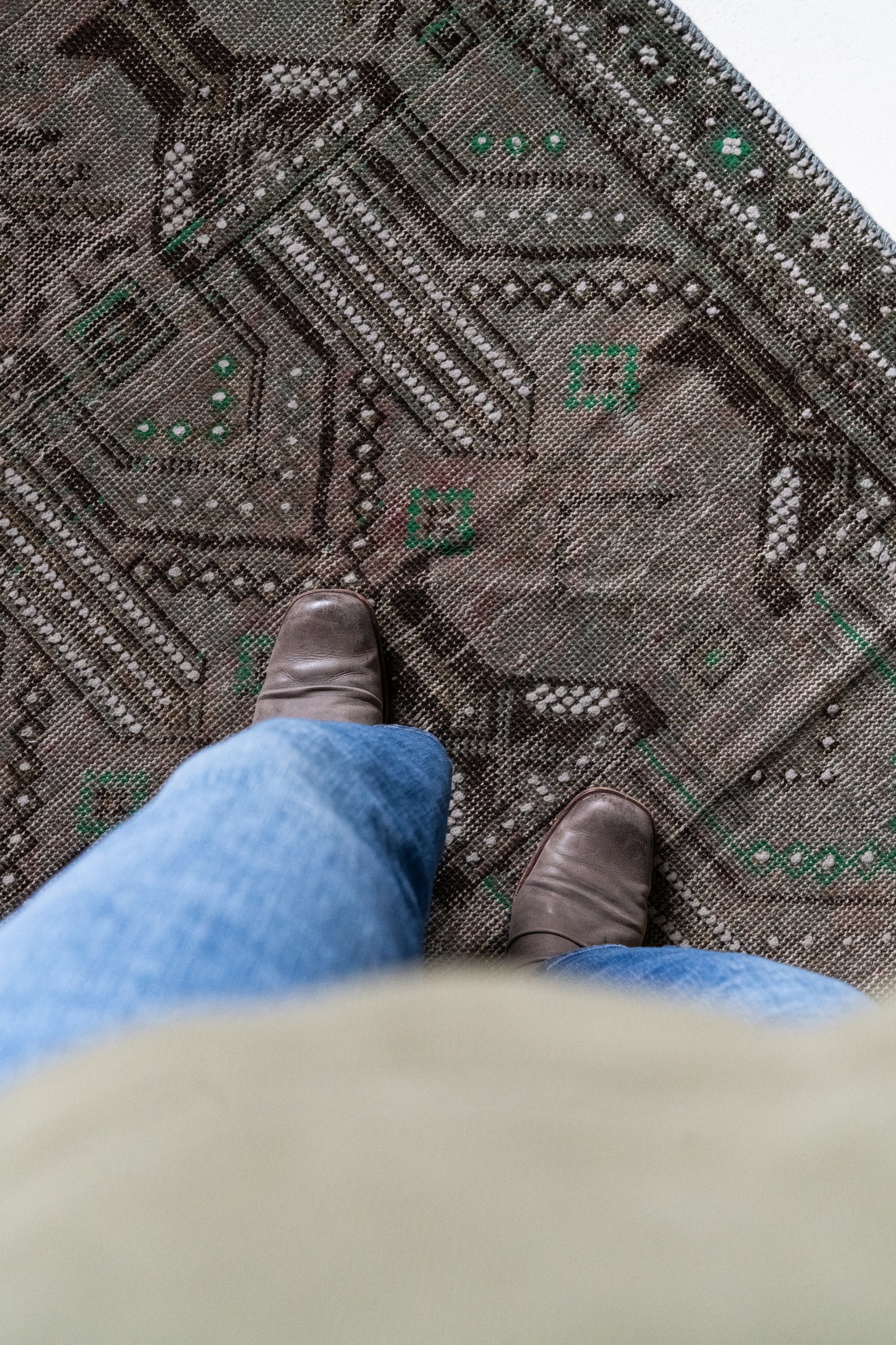 District Loom Vintage Area Rug Nela