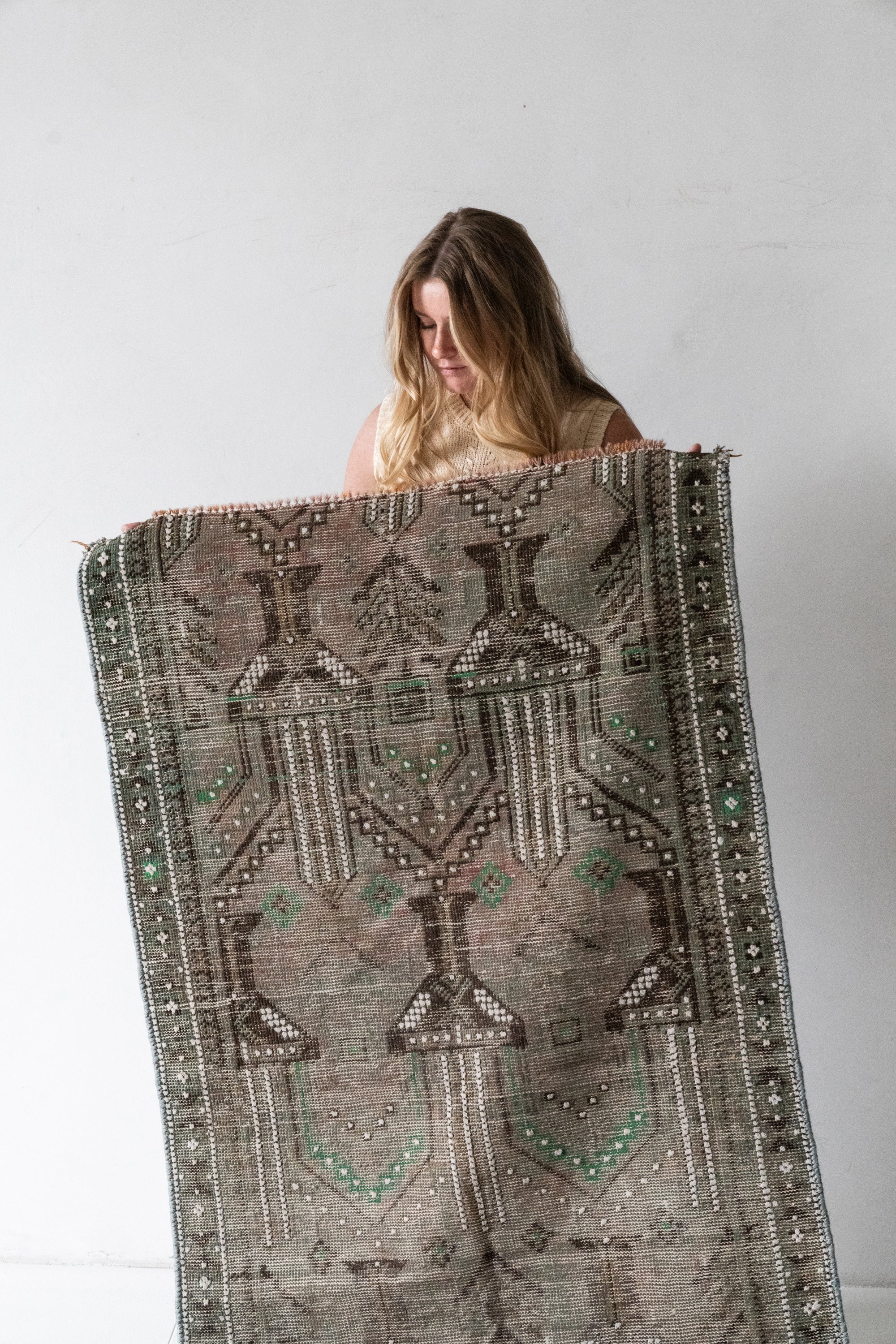 District Loom Vintage Area Rug Nela