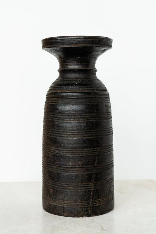 District Loom Decor Antique Napalese Milk Pot - Narrow Neck Imported  One-of-a-kind