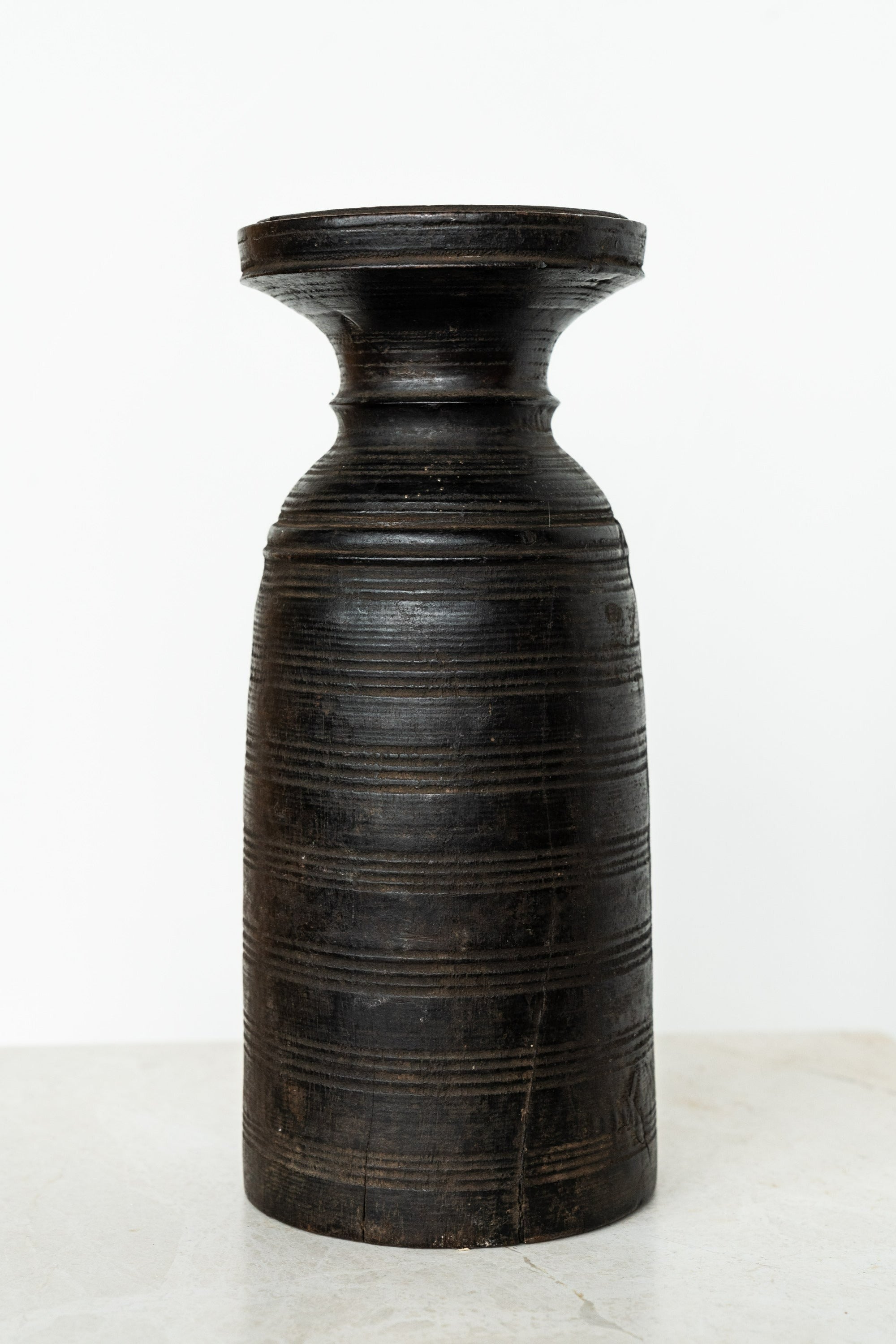 District Loom Decor Antique Napalese Milk Pot - Narrow Neck Imported  One-of-a-kind