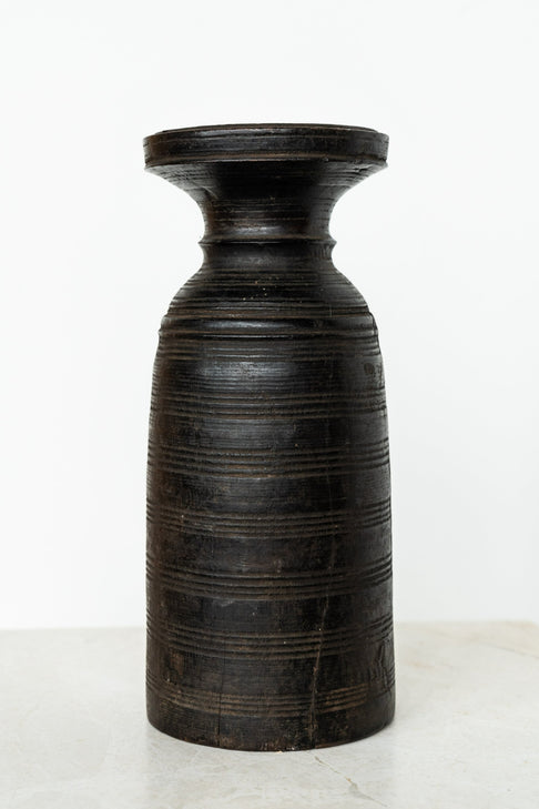 District Loom Decor Antique Napalese Milk Pot - Narrow Neck Imported  One-of-a-kind