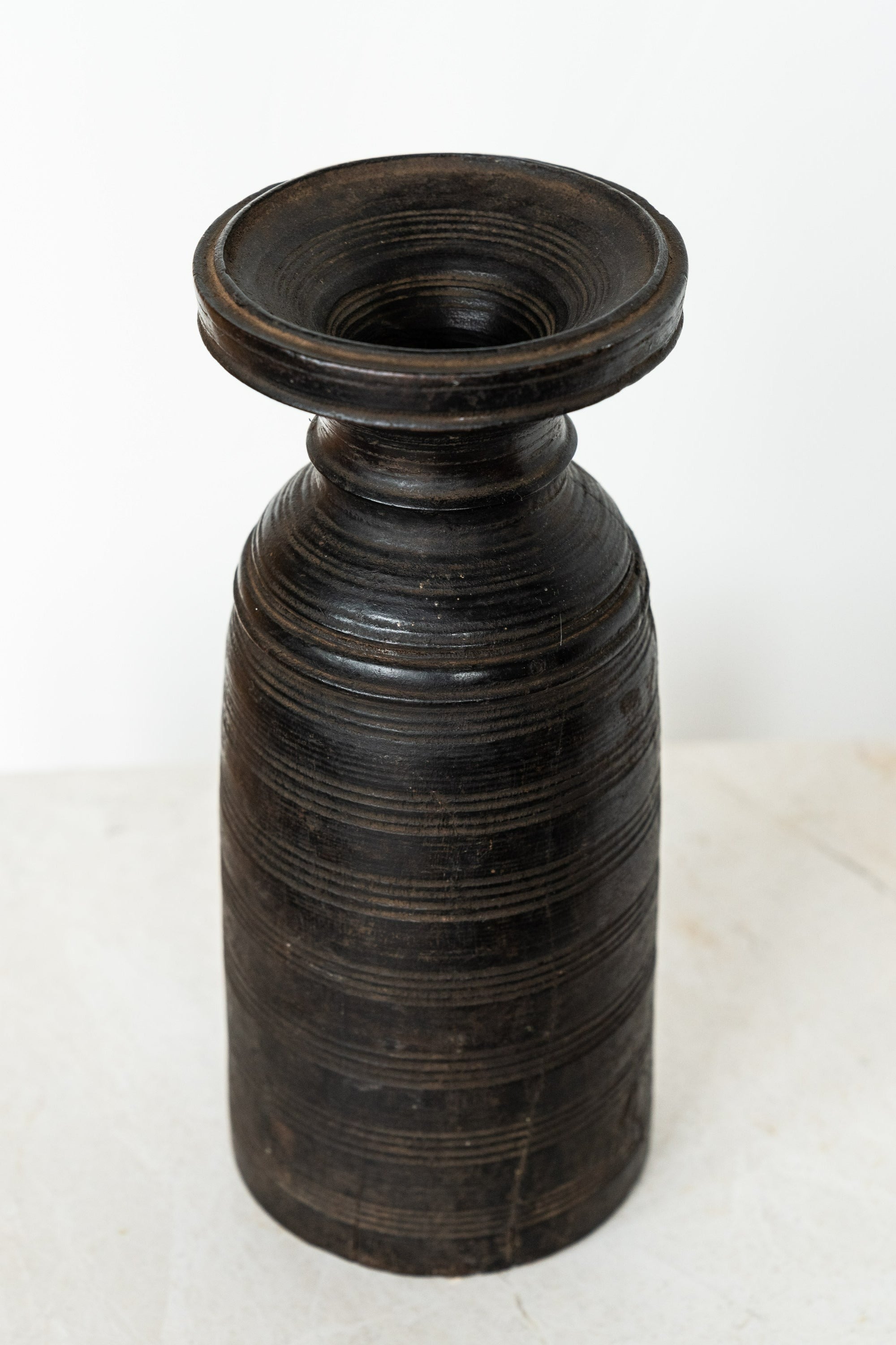 District Loom Decor Antique Napalese Milk Pot - Narrow Neck Imported One-of-a-kind