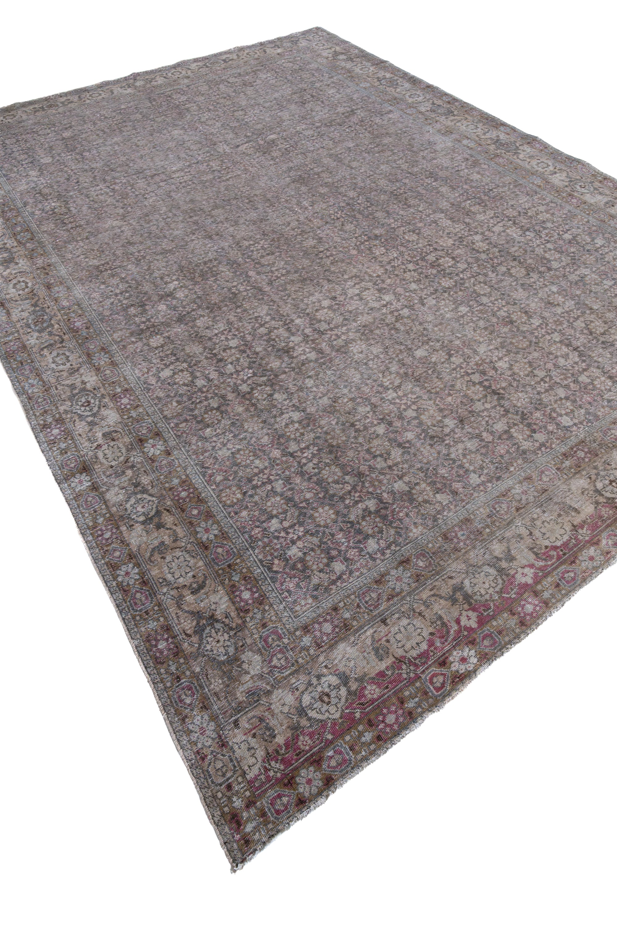 District Loom Vintage Tabriz Area Rug Hathaway 