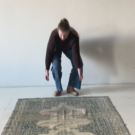 District Loom Vintage Senneh Scatter Rug Addison