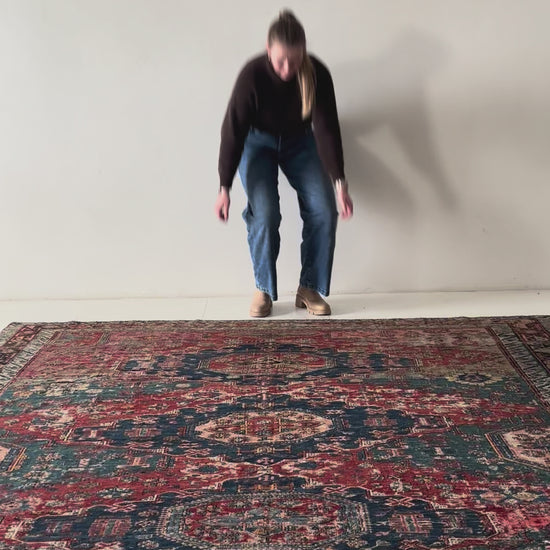 District Loom Vintage Soumak Area Rug Joplin