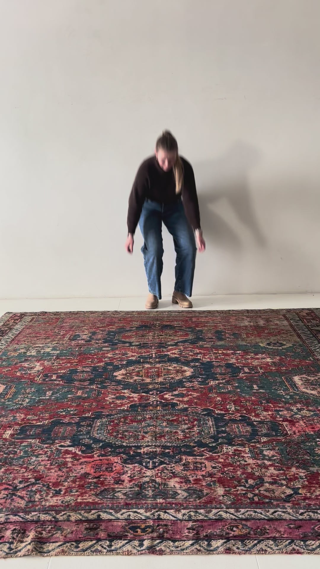 District Loom Vintage Soumak Area Rug Joplin