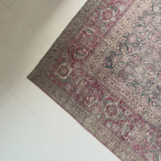District Loom Vintage Tabriz Area Rug Ellis