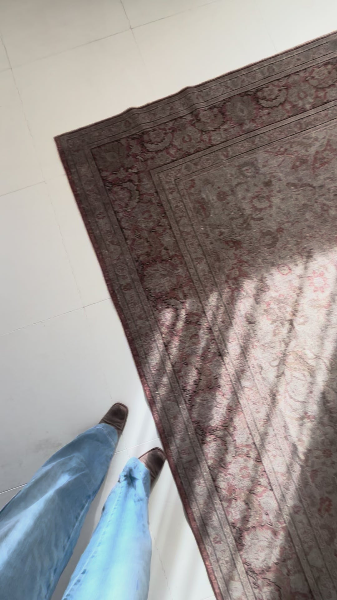 District Loom Vintage Tabriz Area Rug Dutton