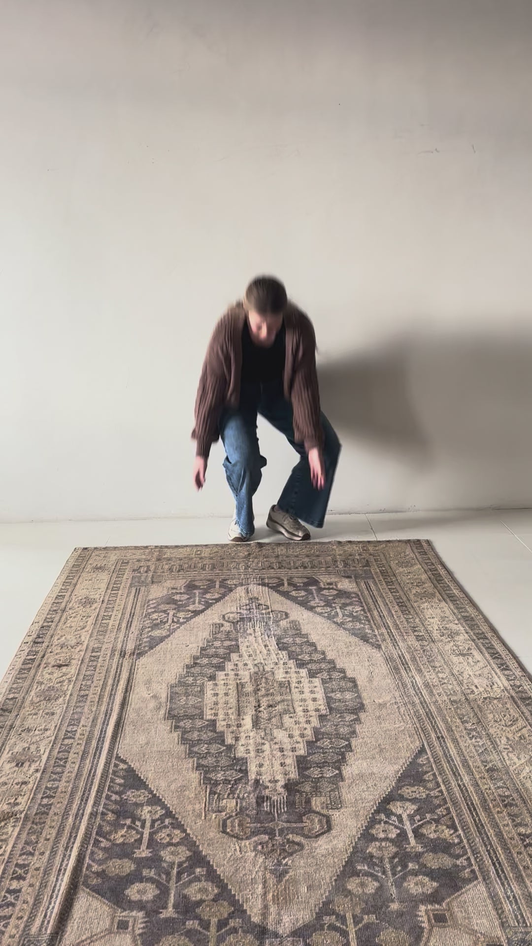 District Loom Vintage Anatolian Scatter Rug Georgetown