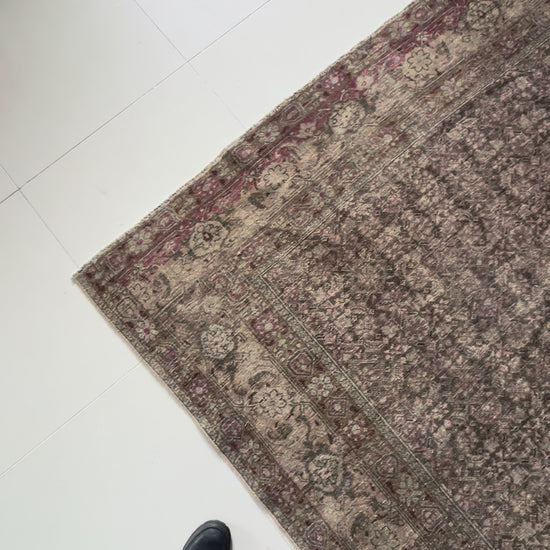 District Loom Vintage Tabriz Area Rug Hathaway 