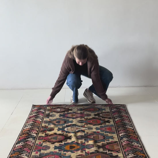 District Loom Vintage Daghestan Scatter Rug Glendive