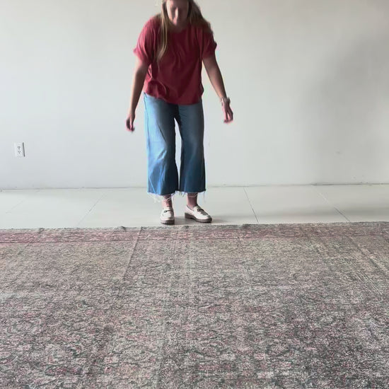 District Loom Vintage Tabriz Area Rug Ellis