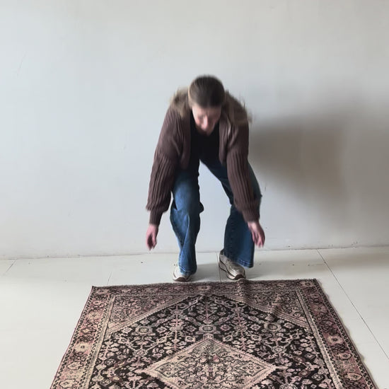 District Loom Vintage Mahal Scatter Rug Loma