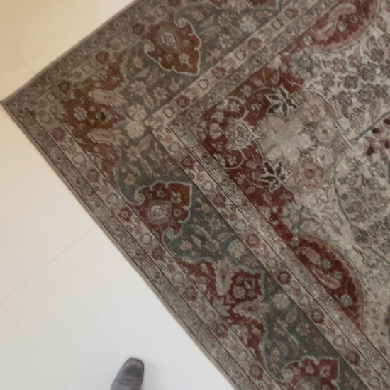 District Loom Vintage Tabriz Area Rug Dawn