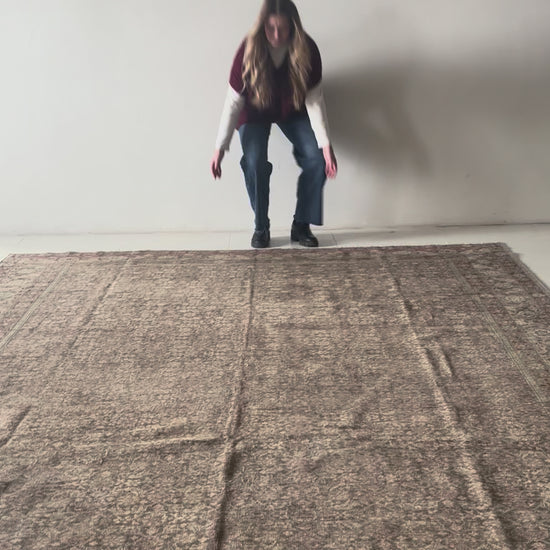 District Loom Vintage Tabriz Area Rug Hathaway 