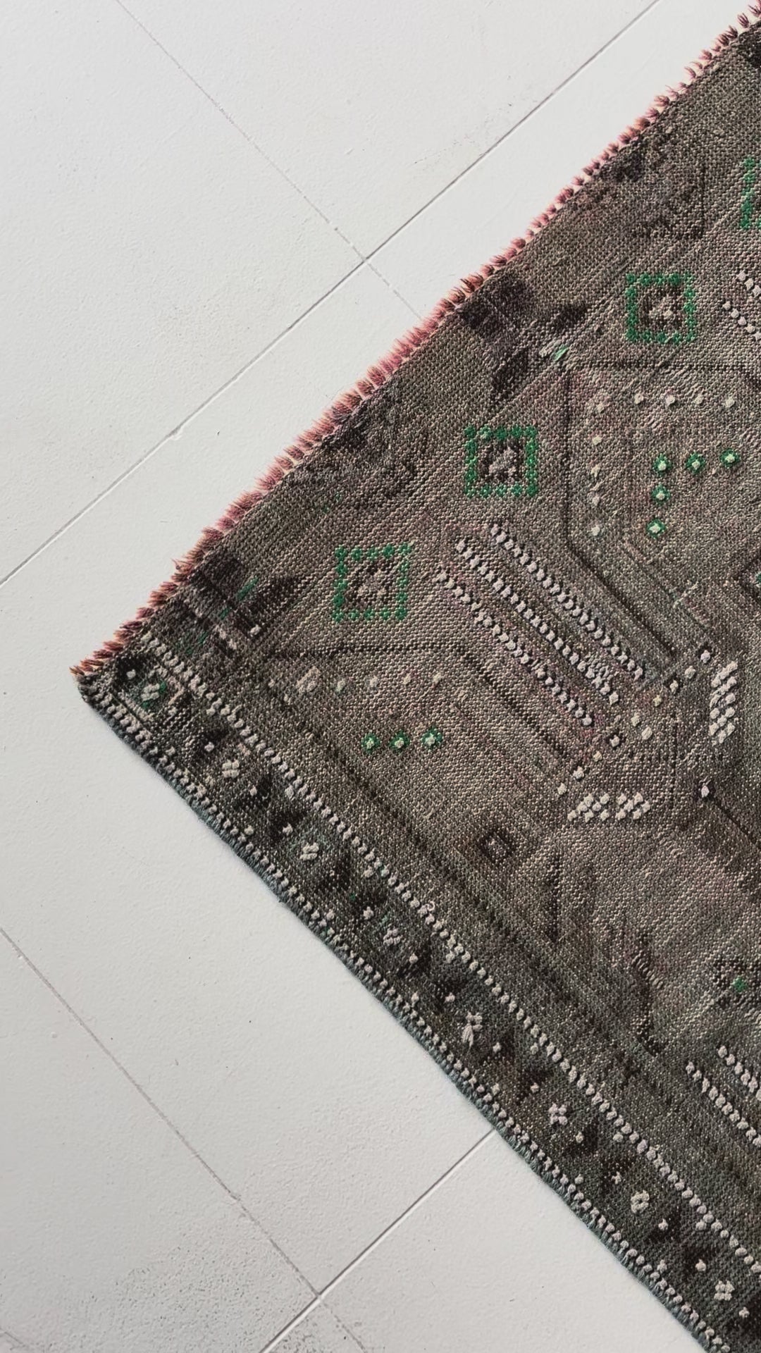 District Loom Vintage Area Rug Nela