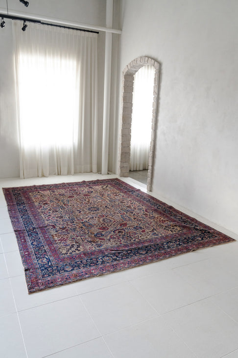 District Loom Vintage Tabriz Area Rug Pricilla