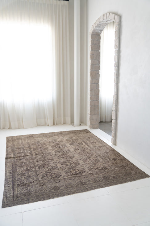 District Loom Vintage Ensari Area Rug Reed
