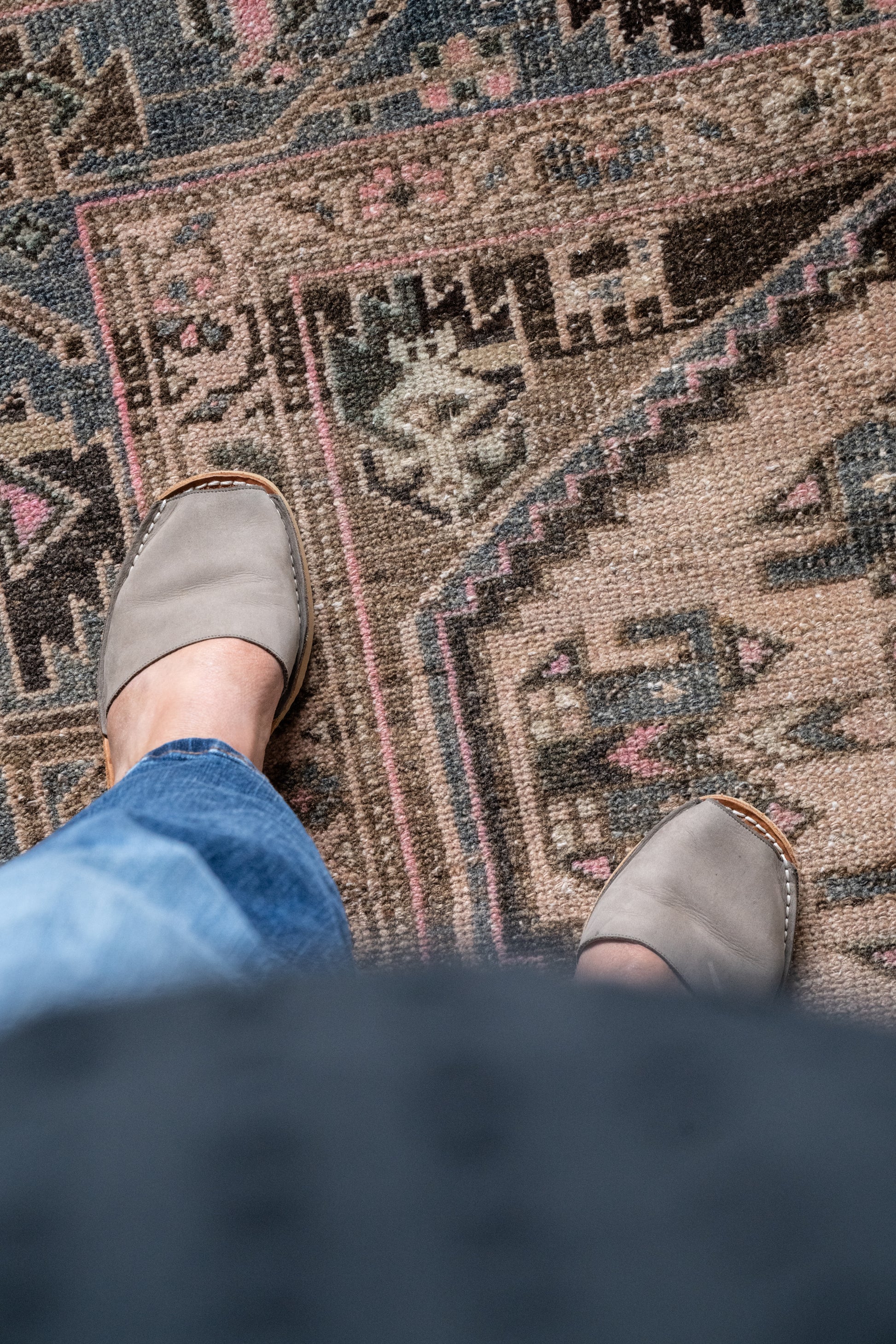 District Loom Vintage Hamadan Scatter Rug Kezia