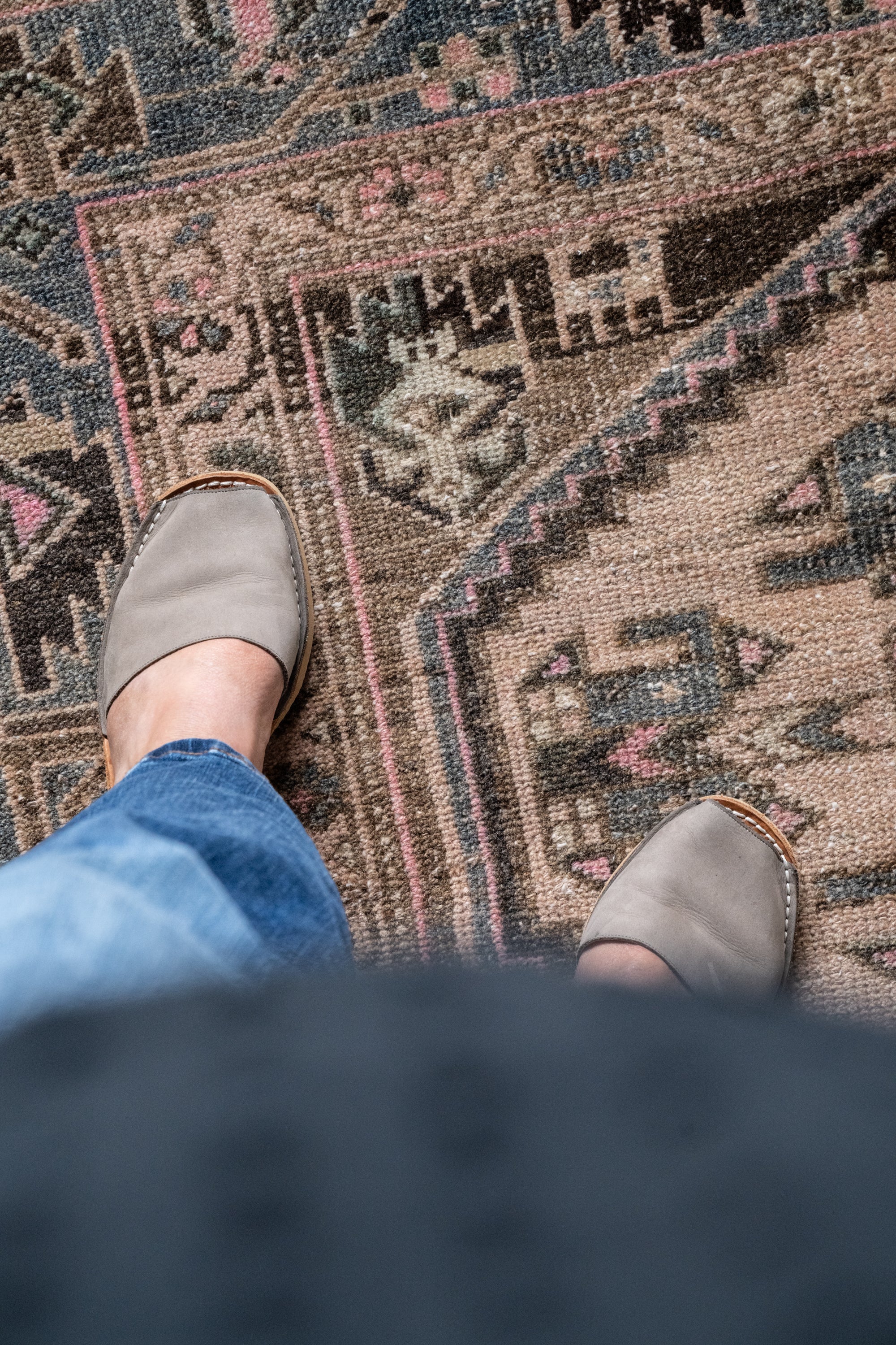 District Loom Vintage Hamadan Scatter Rug Kezia