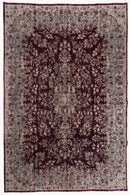 District Loom Vintage Kashan Area Rug Rhone