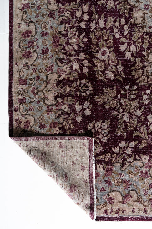 District Loom Vintage Kashan Area Rug Rhone