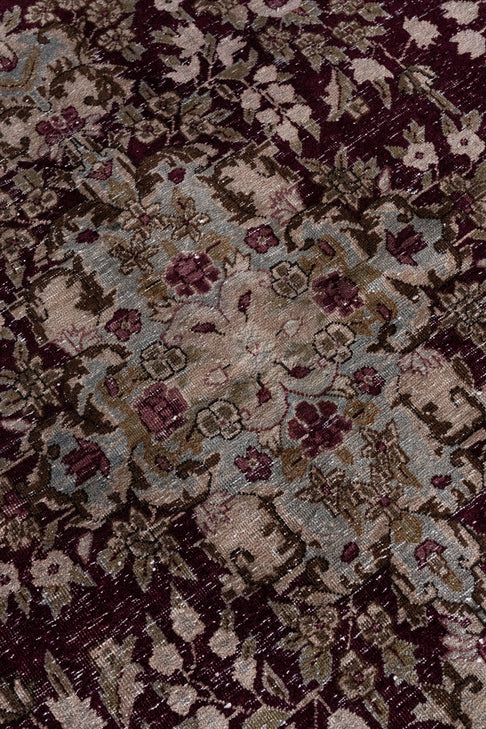 District Loom Vintage Kashan Area Rug Rhone
