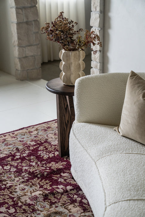 District Loom Vintage Kashan Area Rug Rhone