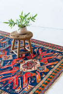 District Loom Antique Caucasian Scatter Rug Sacco
