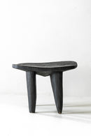 District Loom Large Black African Senufo Stool