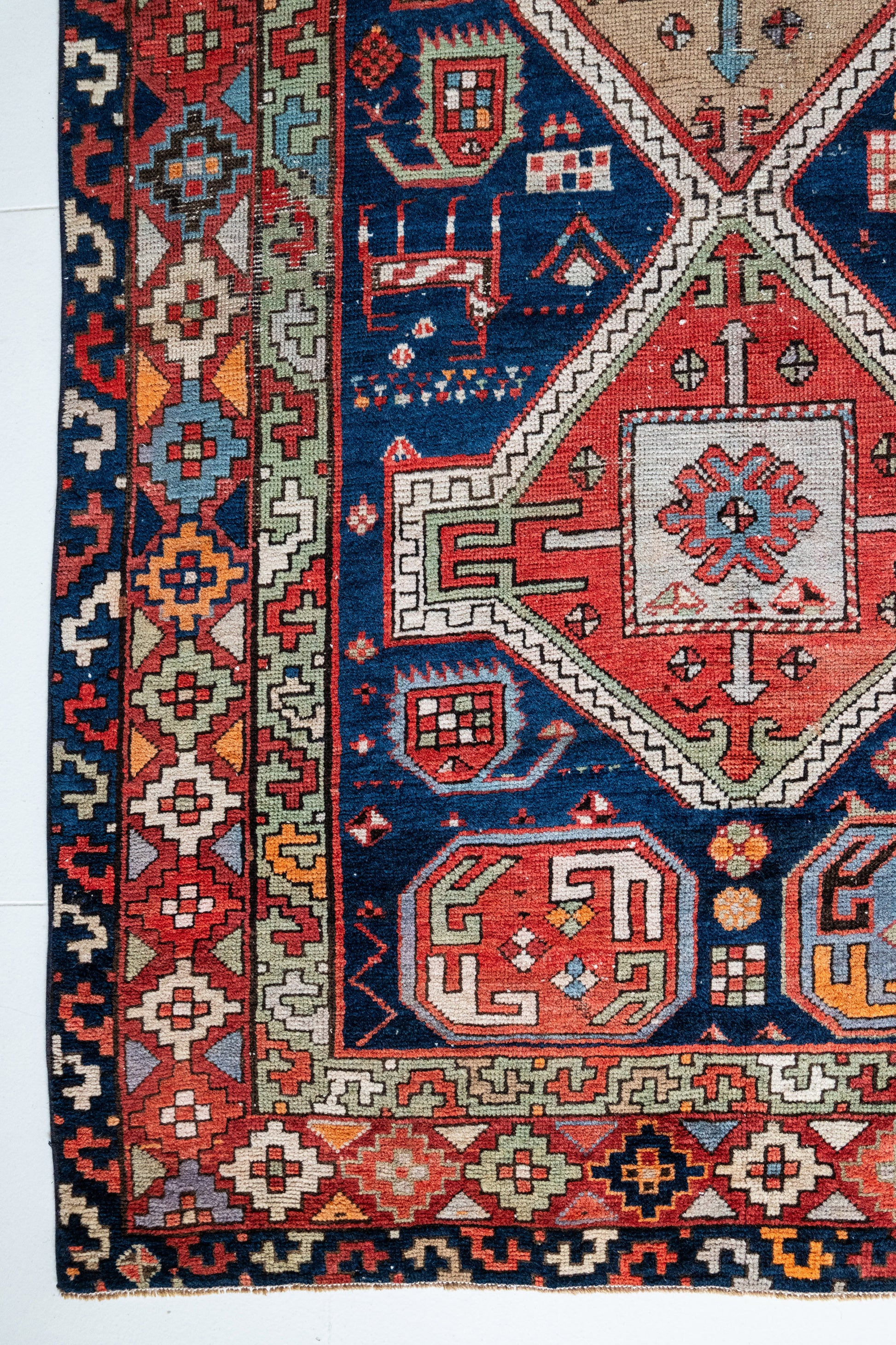 District Loom Vintage Mahal Runner Rug Torry