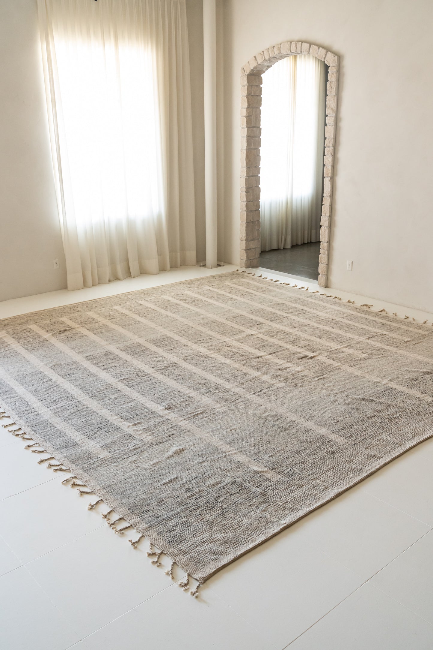 District Loom Modern hand knotted Afghan Tulu rug 015
