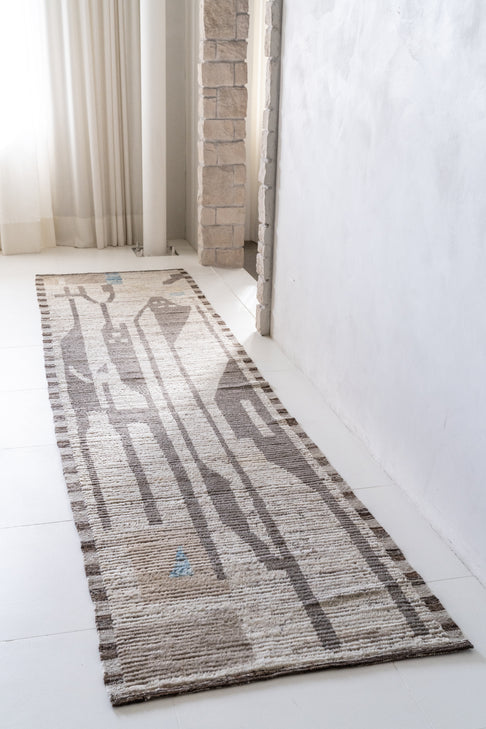 District Loom Contemporary Tulu runner rug 023
