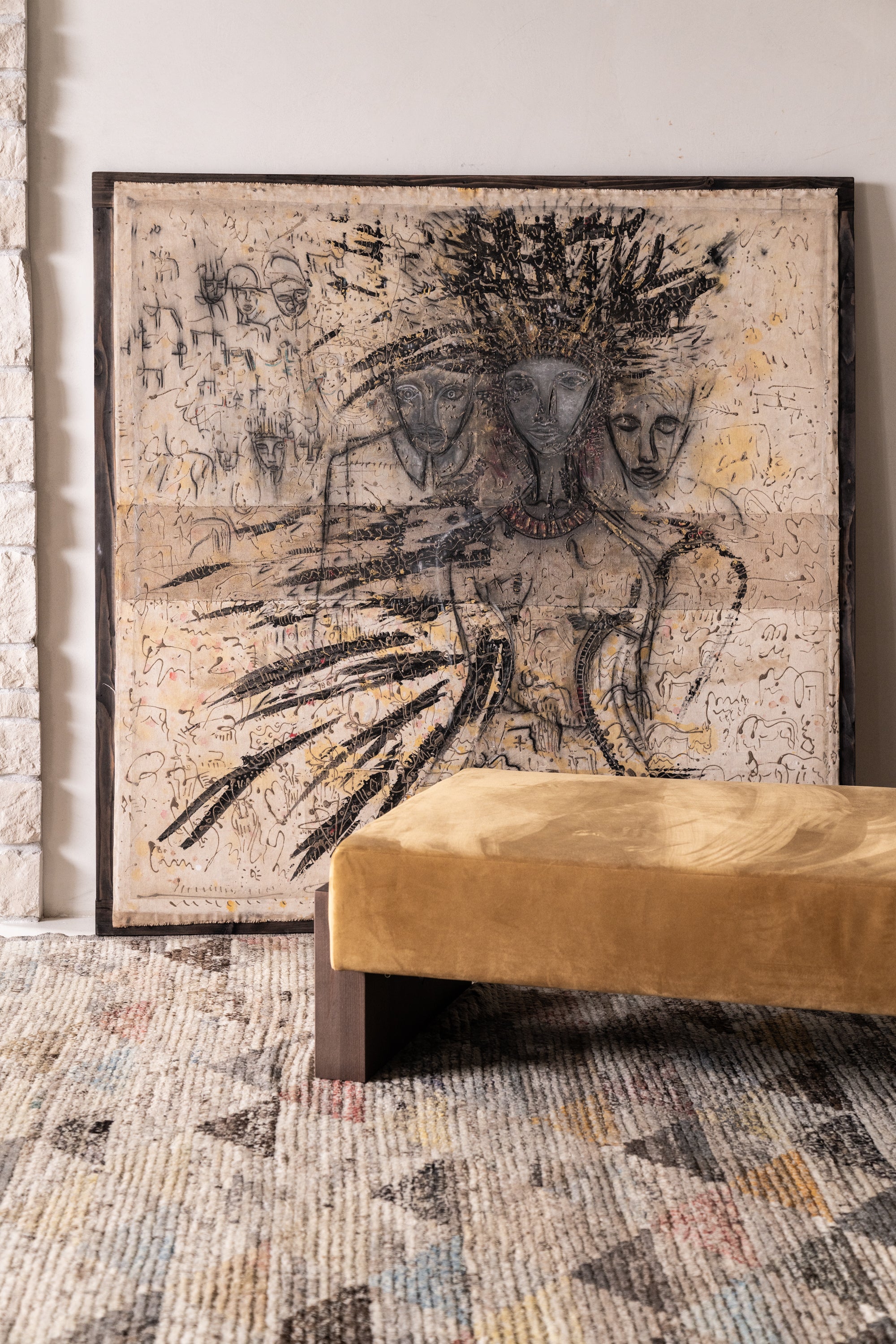 District Loom Contemporary Tulu area rug 017