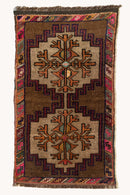 District Loom Vintage Turkish Mini Rug No. 612 for Anthropologie