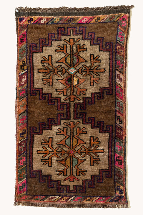 District Loom Vintage Turkish Mini Rug No. 612 for Anthropologie