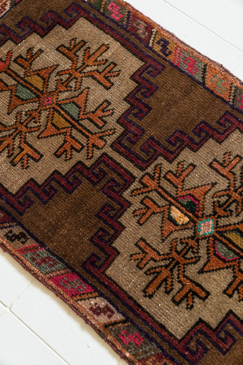 District Loom Vintage Turkish Mini Rug No. 612 for Anthropologie