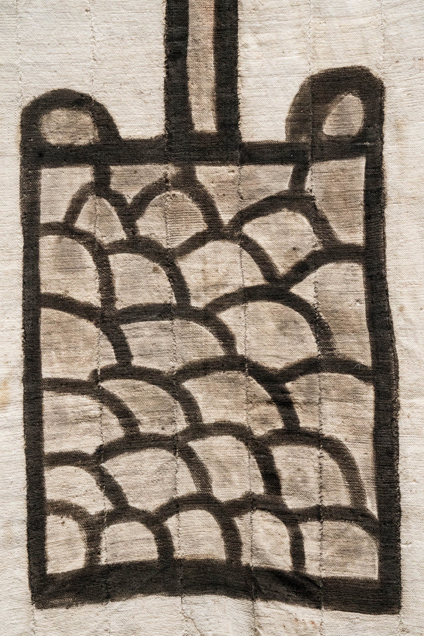 District Loom African Mud Cloth Textile by artist Kader Boly