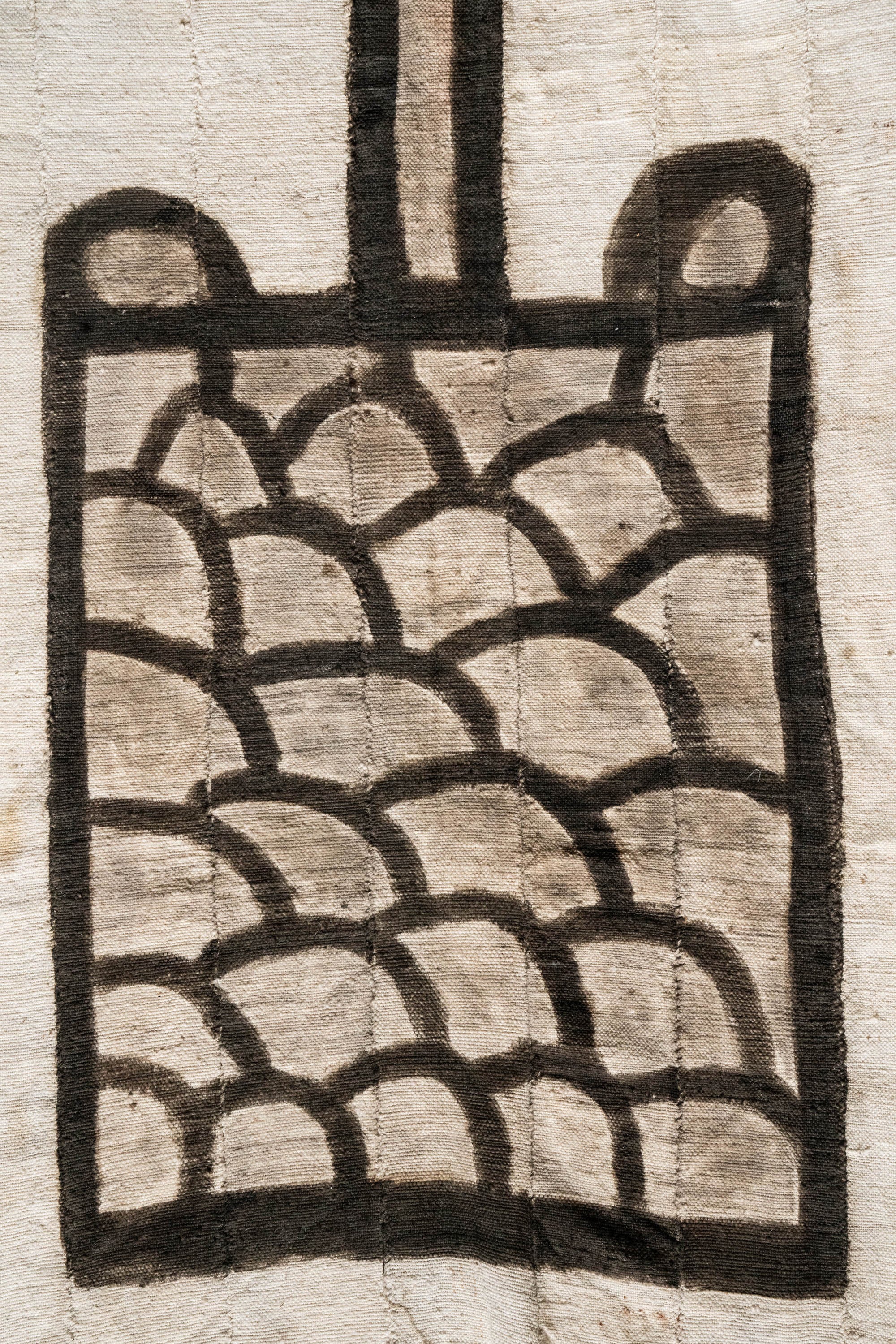 District Loom African Mud Cloth Textile by artist Kader Boly