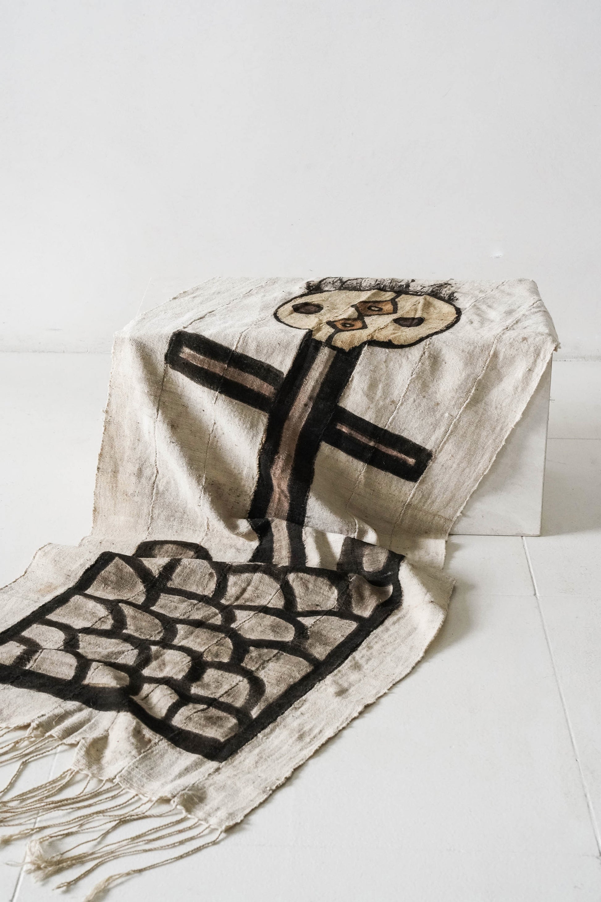 District Loom African Mud Cloth Textile by artist Kader Boly