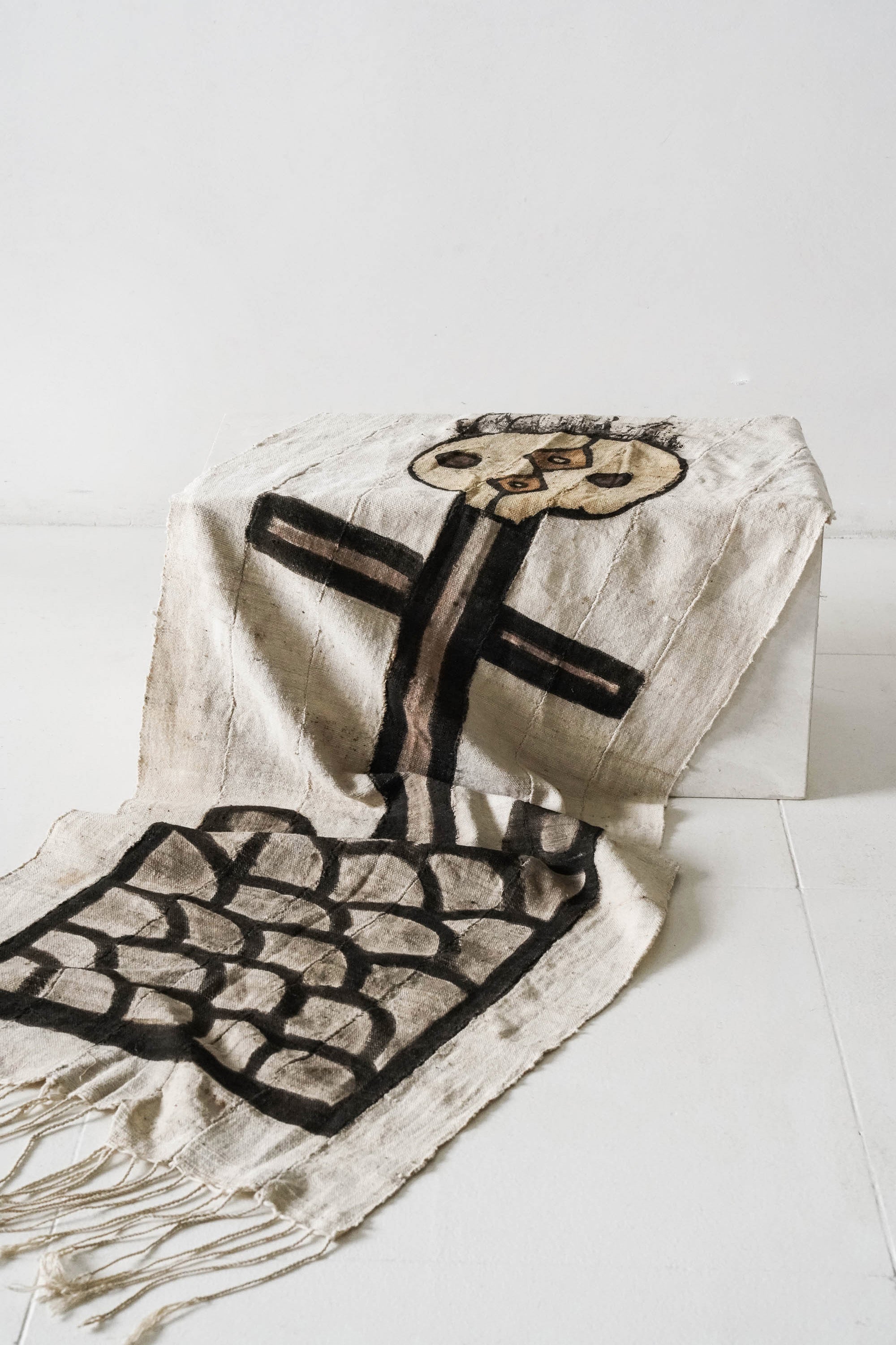 District Loom African Mud Cloth Textile by artist Kader Boly