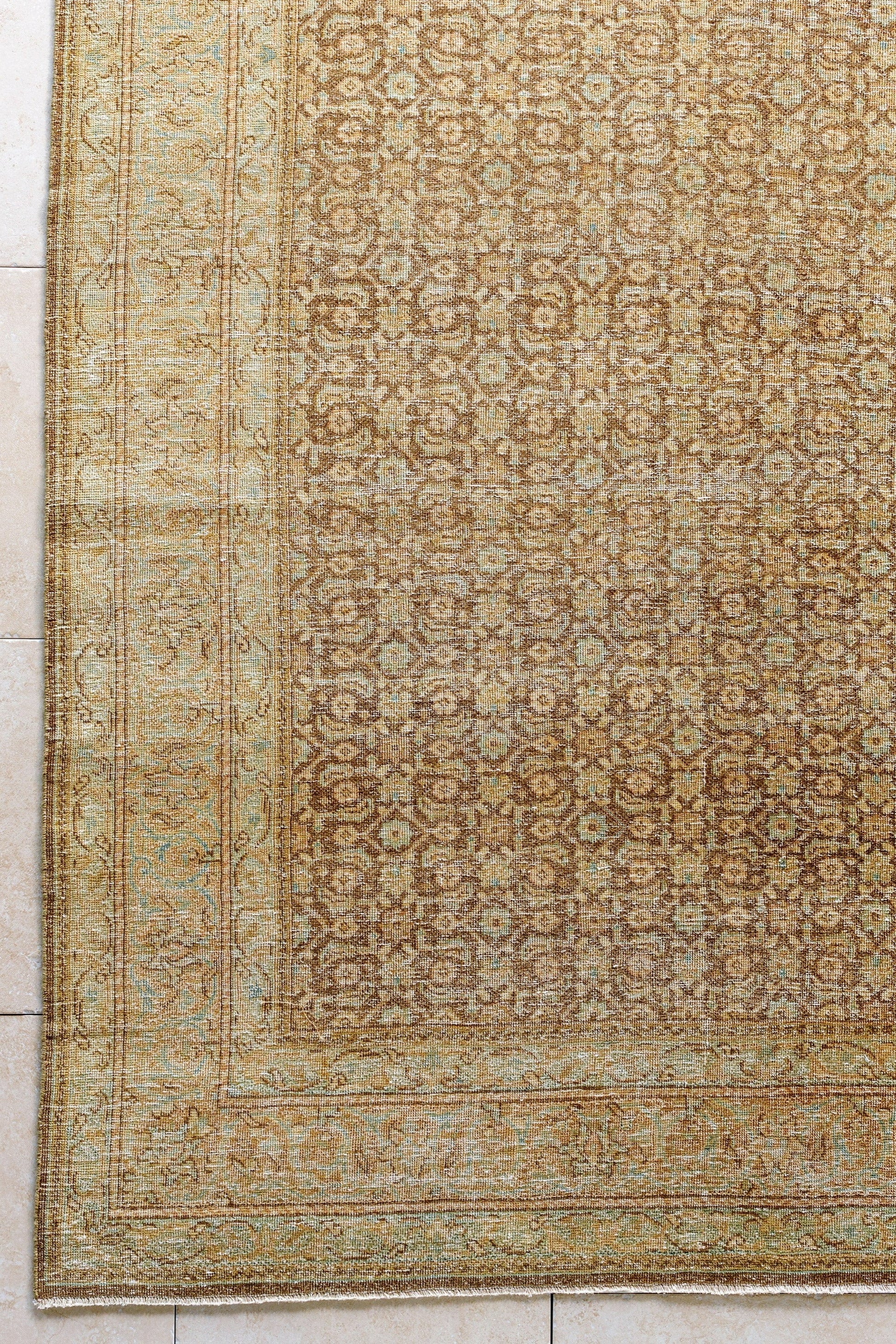 District Loom Vintage Persian Tabriz area rug Ambrose