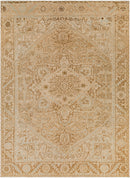 District Loom Antique Persian Heriz area rug West Glacier