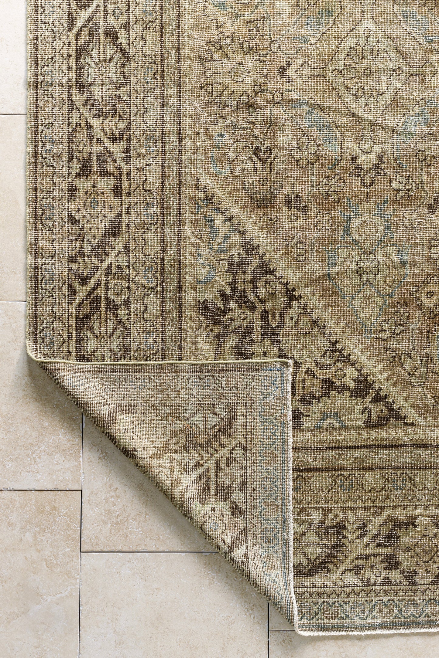 District Loom Antique Persian Mahal area rug Clark