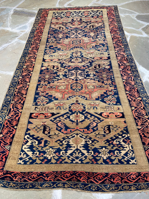 Antique Caucasian Zekhur Kuba Rug