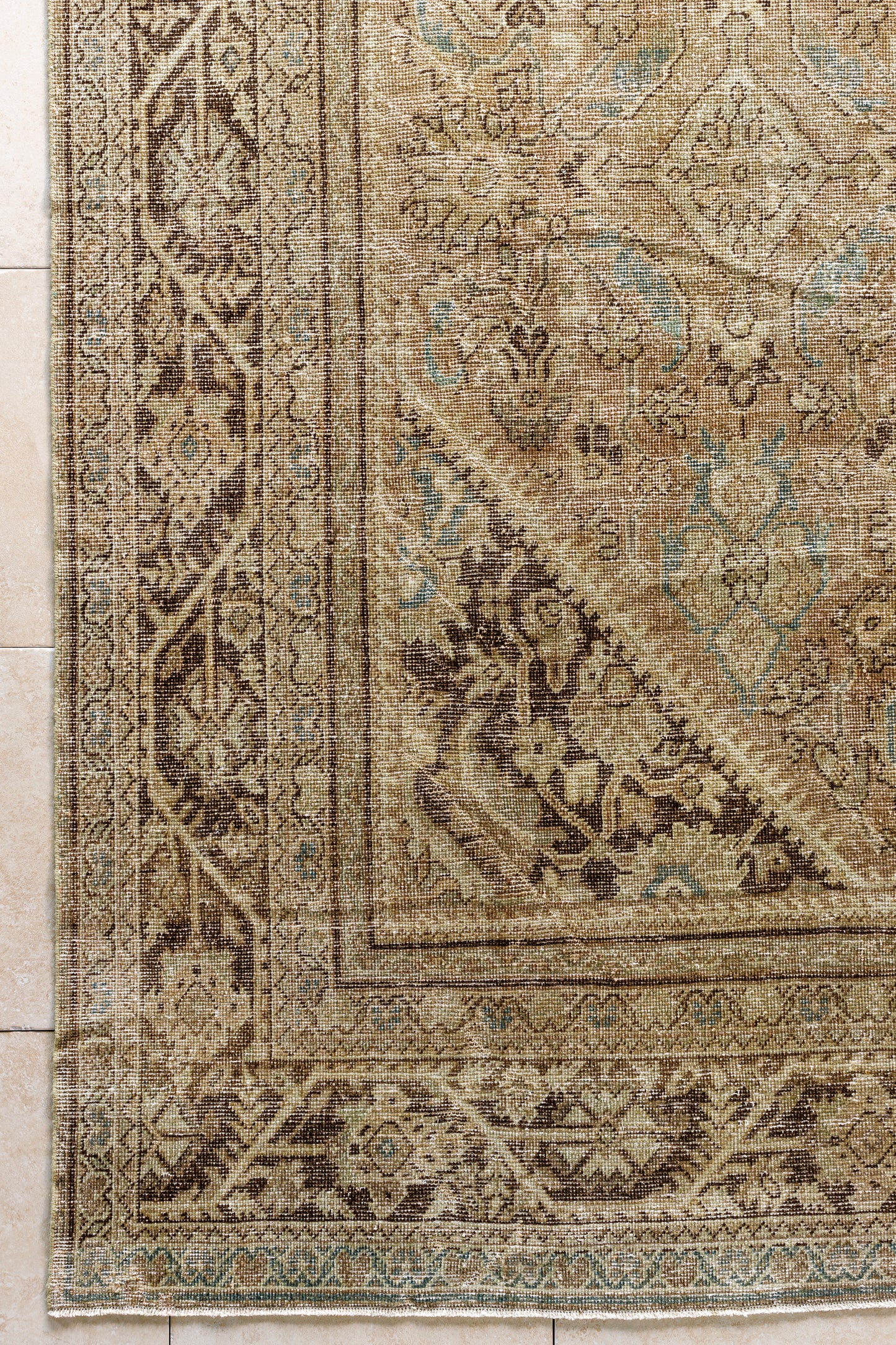 District Loom Antique Persian Mahal area rug Clark